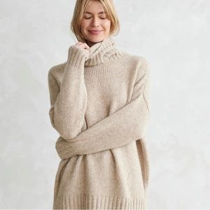 Jenni Kayne Alpaca Cocoon Turtleneck XL